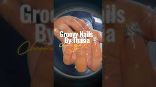 This Is A Very Groovy Set From @groovynailsbythasia #ChromeNails #GelXNails #NailDate #GroovyNails