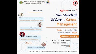 Live Webinar "New Standard of Care in Cancer Management" | 11 September 2020