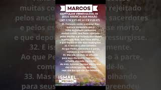 MARCOS C:8 V:31-38 JESUS ANUNCIA A SUA PAIXÃO ( MT C:16 V:21-23; LC C:9 V:22-27 ) #deus #jesus