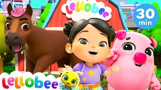 Accidents Happen Song! | Lellobee City Farm | Dance Party Songs 2024 🎤 Sing and Dance Along 🎶