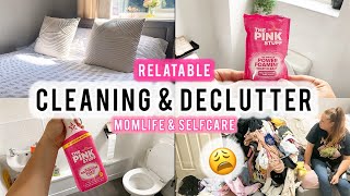 CLEAN WITH ME | LAUNDRY| HUGE DECLUTTER | MOMMY SELF CARE ROUTINE #analuisany