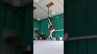 How to pole dance? - Advanced pole flow - pole routine