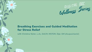 Breathing Exercises and Guided Meditation for Stress Relief | WEBINAR