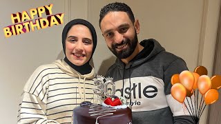 عملت مفاجاة لخطيبي يوم عيد ميلاده😍🎂