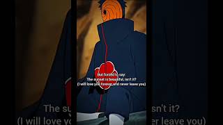 Obito and Rin sad edit in Japanese poetry #Moody Girl