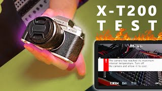 Fujifilm X-T200 OVERHEATING TEST