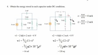 41.Capacitor Math Solution (4) ।। Energy Stored in the Capacitor under DC Condition ।।