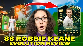 88 Evolutions Hero Upgrade Robbie Keane Player Review EAFC 24