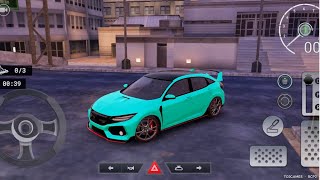 Honda civic type R in real car parking 2 - Android Gameplay