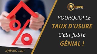 Le taux d'usure pour votre prêt immobilier c'est génial !