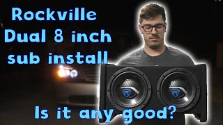 Rockville RV8.2A 800 Watt Dual 8 Inch Kit Install With Dual XDM17BT | 2002 Honda Civic Build Pt. 14