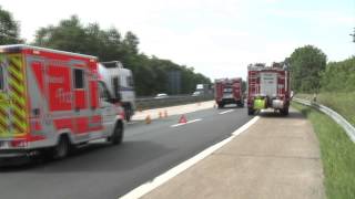 Sechs Verletzte bei Unfall auf Beschleunigungsspur