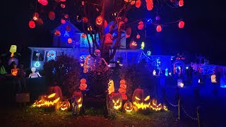 Walnut Grove Halloween House 2024 in Jonesborough, TN light display