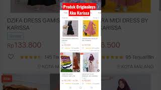 yuk di order gamis Originalnya dr aku karissa pemesanan Link di bawah ini..https://shp.ee/gs5nkjh