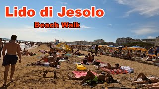 Lido di Jesolo  Beach Walk Tour