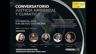 CONVERSA: JUSTIÇA AMBIENTAL E CLIMÁTICA