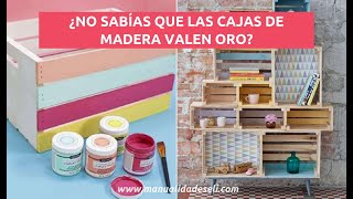 LAS CAJAS DE MADERA VALEN ORO Y NO LO SABÍAS  DESCUBRE EL POR QUÉ