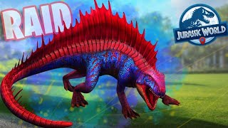 Raid Postimetrodon Boss Jurassic World Alive Battle