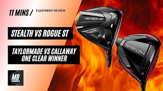 ONE WINNER | Stealth Vs Rogue ST | CALLAWAY Vs TAYLOR MADE | GOLFTEC HK