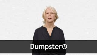 How to pronounce DUMPSTER® in American English