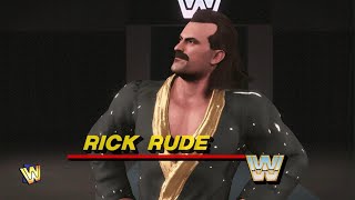 WWE 2K22 Rick Rude entrance CAW by forsaken710