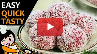 Chestnut Punch Coconut Balls recipe | How To Make Coconut Balls | No Bake Coconut Balls-RecipeVideos