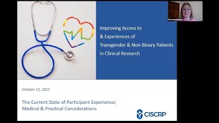 Improving Access to and Experiences of Transgender and Non-Binary Patients in Clinical Research