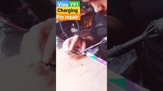 vivo y91 charging pin problem solution #shorts