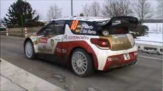 Dani SORDO - C DEL BARRIO WRC liaison DS3 wrc péage / toll, rallye monte carlo 2013