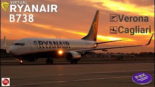 [FSX] [IVAO] Boeing 737-800 | Verona ✈ Cagliari (Ryanair)