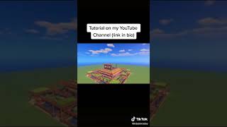 EPIC MINECRAFT JAPANESE HOUSE  BUILD  #minecraft #like #subscribe #shorts