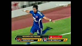 Caracas FC 1:3 Universidad de Chile  (Grupo 8, 1° Fase, Libertadores 2010)