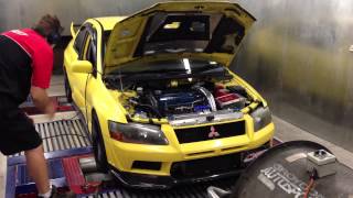 CRD dyno tuning Mitsubishi EVO 7