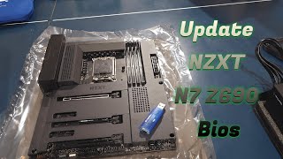 NZXT Z690 Motherboard Bios Update without CPU