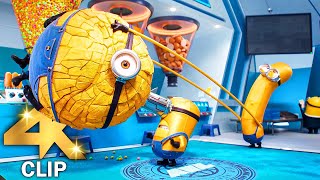 Mega Minions Testing Super Powers Scene | DESPICABLE ME 4 (2024) Movie CLIP 4K