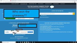 Giveaway - Announcing the winner!!!