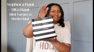 Sephora Haul, Ulta Haul, Mini Target & Shein Haul   HD 720p