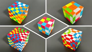 SuperFlip Pattern on the Rubik's Cube [3x3-7x7]