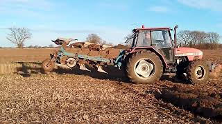 27 year old case 4240,,1997   ploughing   in Norfolk,