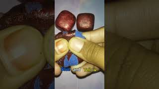 Clay cracking pink vs purple and blue #clayvideos