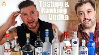 Blindly Ranking 10 Vodkas VS How To Drink