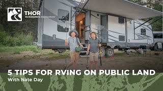 Five Tips for RVing on Public Land