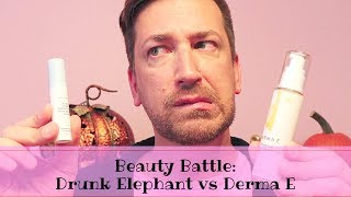 Beauty Battle | Drunk Elephant C Firma vs Derma E Vitamin C | Dupe? #beautybattle #drunkelephant