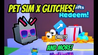 Pet simulator x glitches! *Free VIP!?*