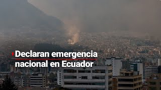 Emergencia nacional por incendios forestales en Ecuador: ¡Vaya desastre climático!