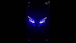 Pulsar Rs200 ki angle eyes| Blue eyes😋😋❤️❤️😍😍😍🤩🤩🤩💥💥💥