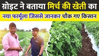 ग्रोइट ने बताया 🌶️ मिर्च की खेती का नया फार्मूला 💡🌶️  बम्पर पैदावार 💥 || #growit |