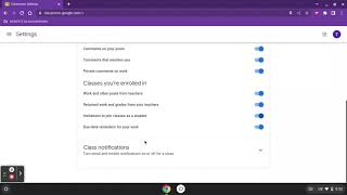 Turn off Email Notifications in G Classroom