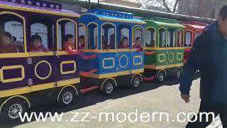 tourist amusement park train