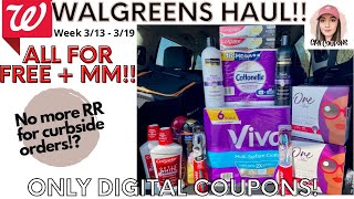 🔥 Walgreens All Digital Couponing Haul || ALL FOR FREE + MM!! (3/13-3/19)